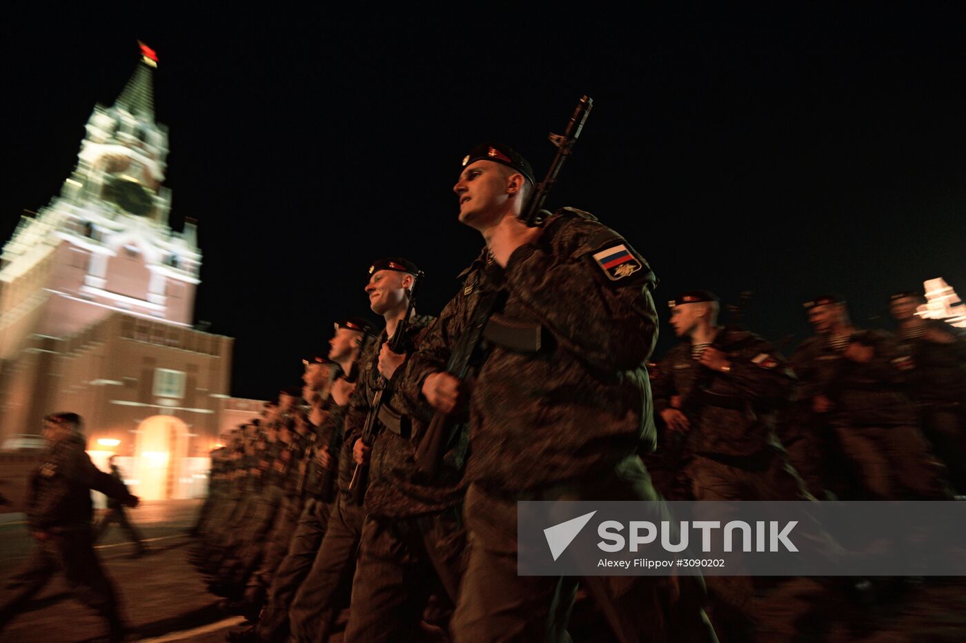 Victory Day parade rehearsal