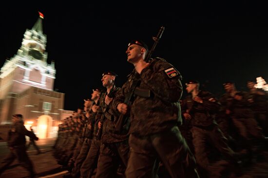 Victory Day parade rehearsal