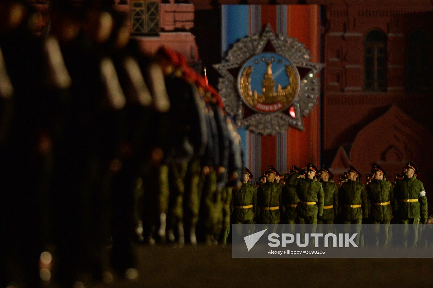 Victory Day parade rehearsal