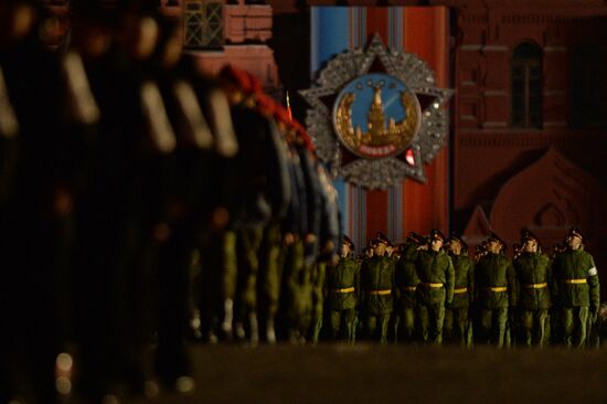 Victory Day parade rehearsal