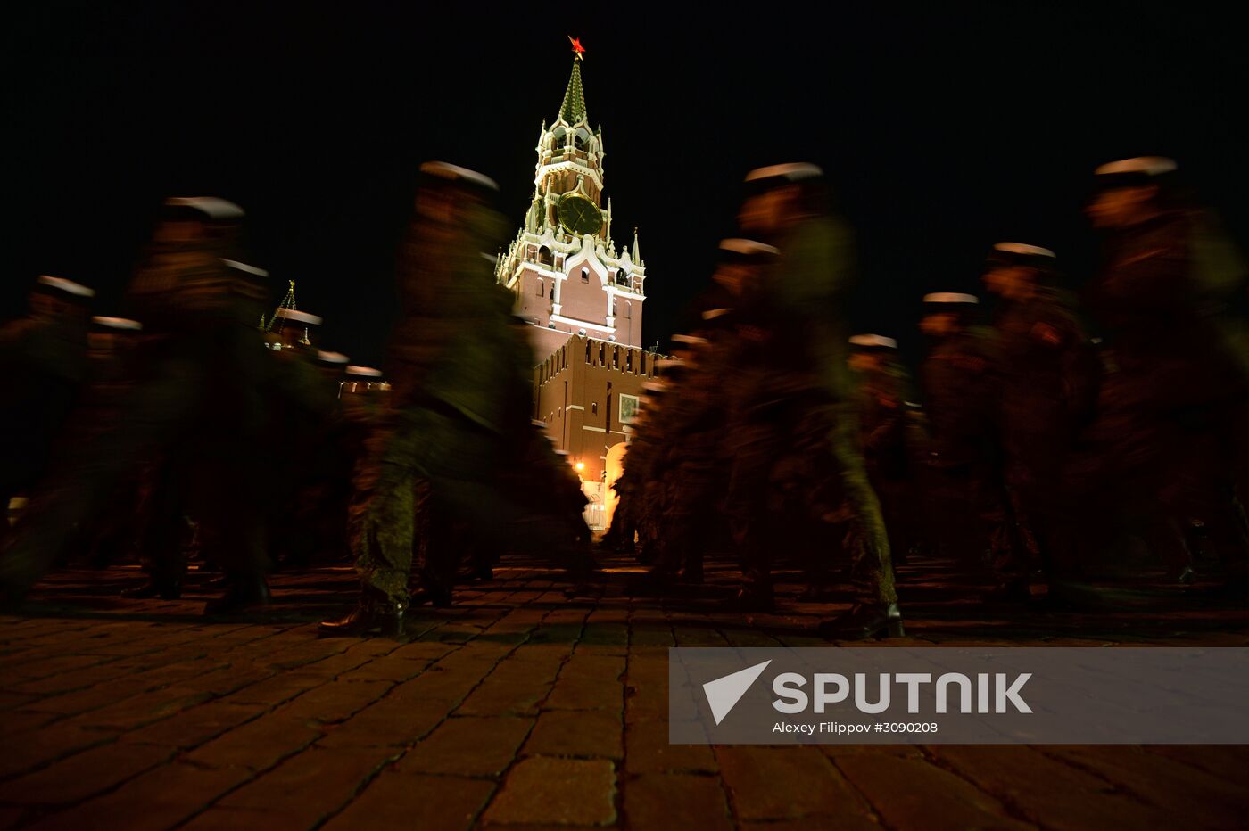 Victory Day parade rehearsal