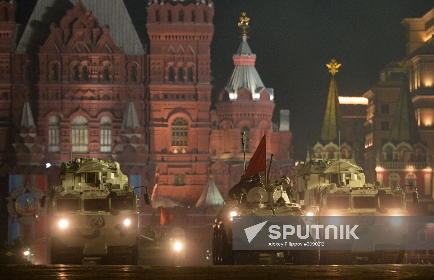 Victory Day parade rehearsal