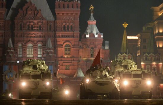 Victory Day parade rehearsal