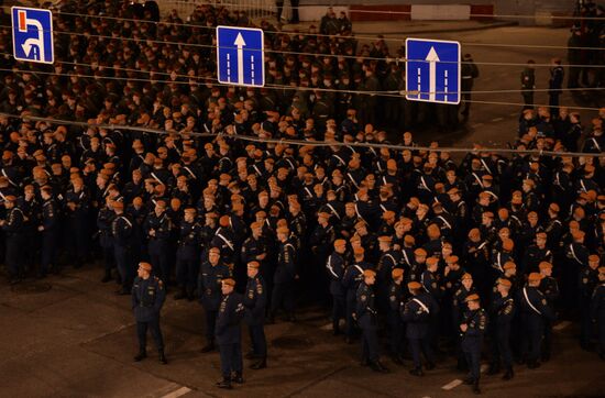 Victory Day parade rehearsal