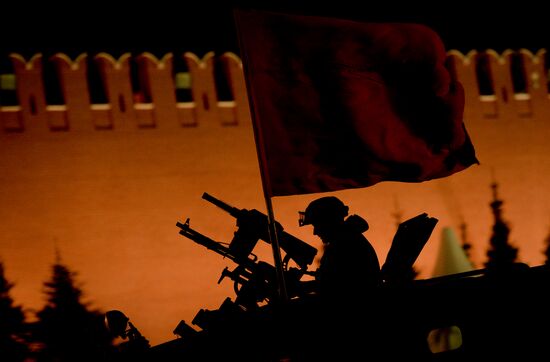 Victory Day parade rehearsal