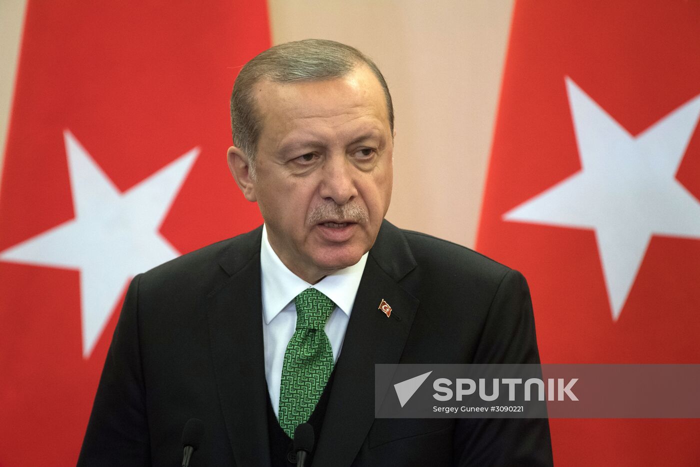 President Vladimir Putin meets with President of Turkey Recep Tayyip Erdogan