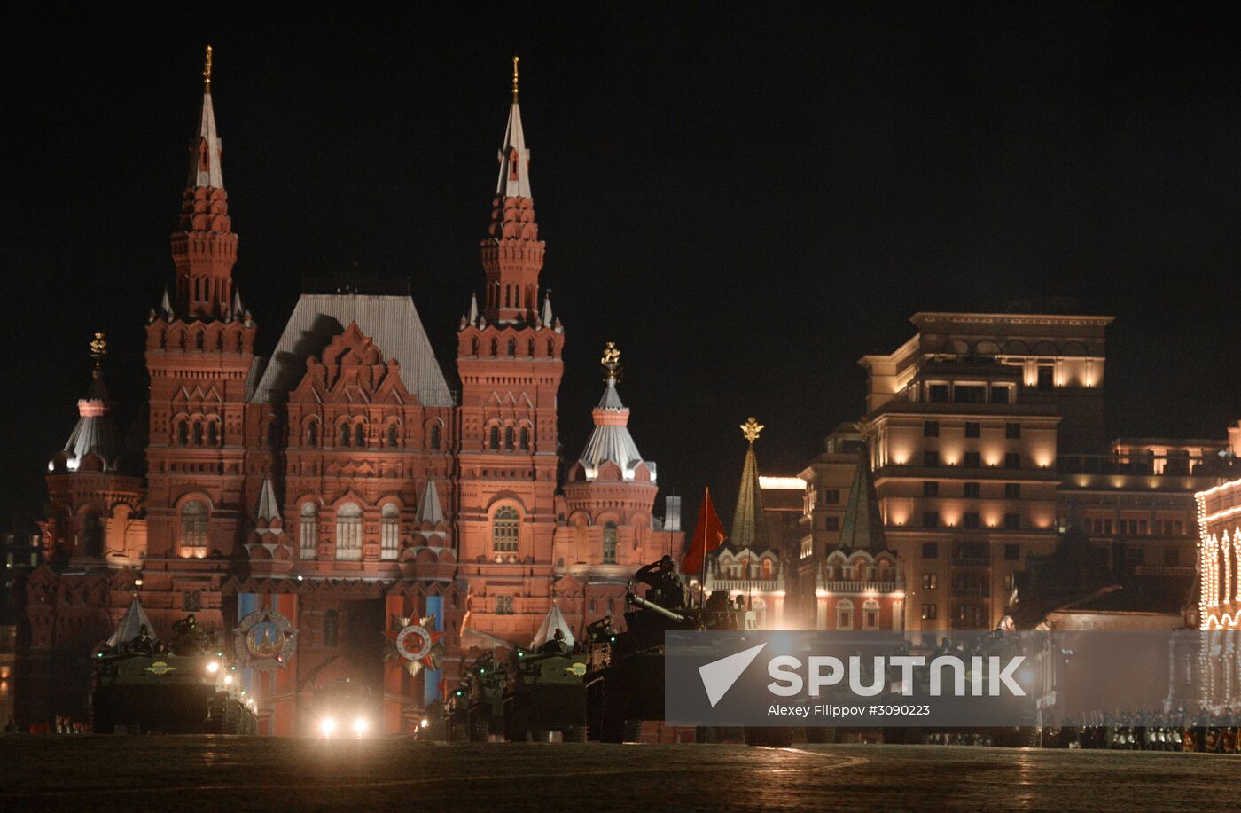 Victory Day parade rehearsal
