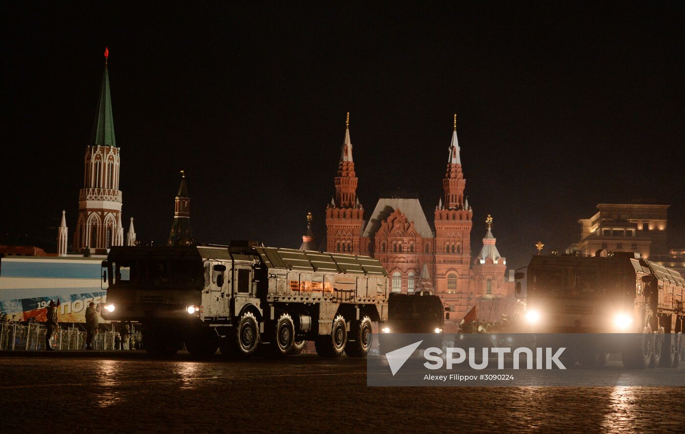Victory Day parade rehearsal