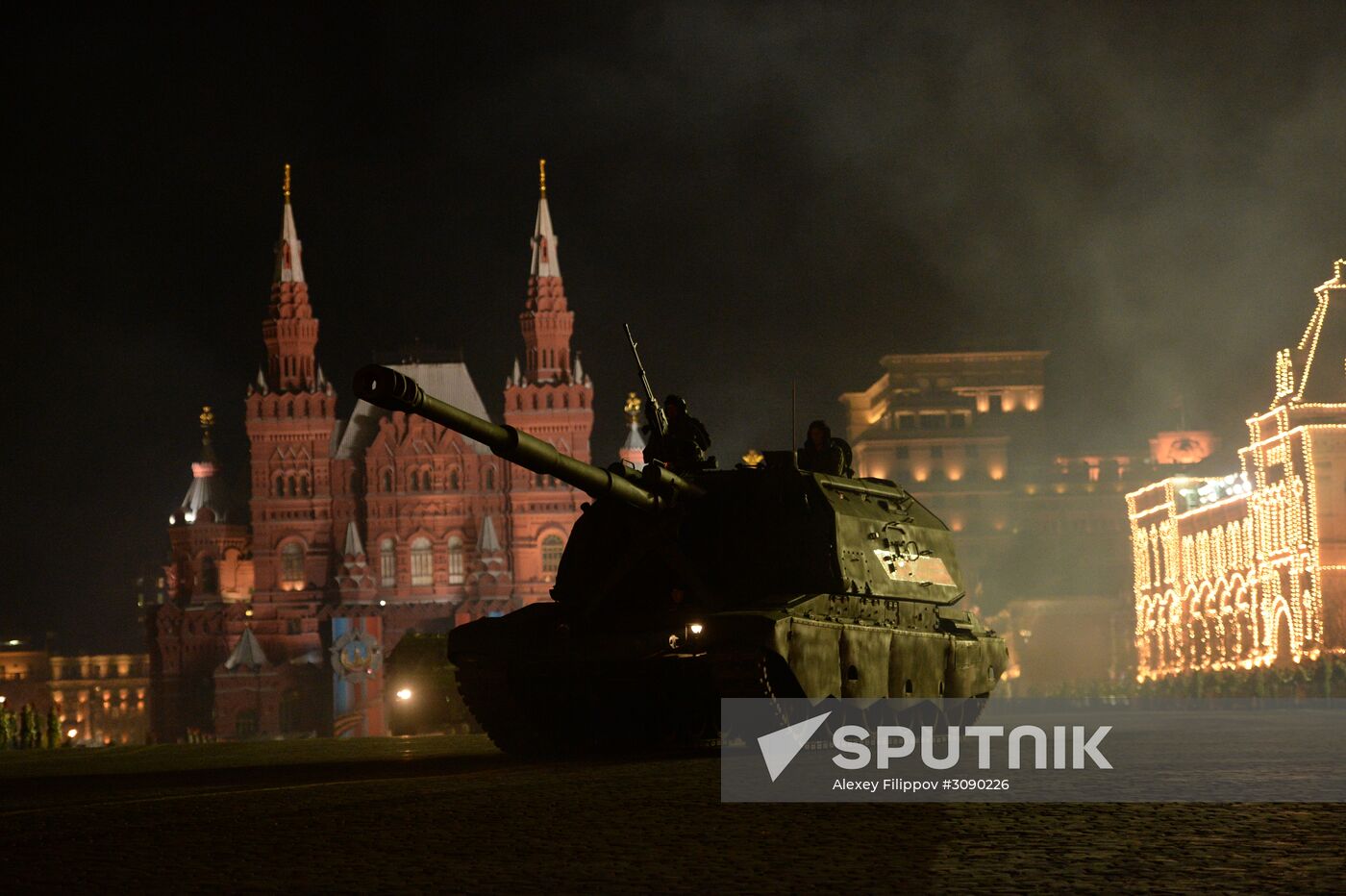 Victory Day parade rehearsal