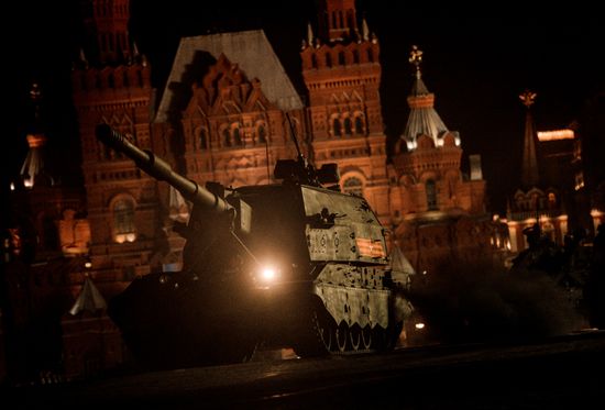 Victory Day parade rehearsal