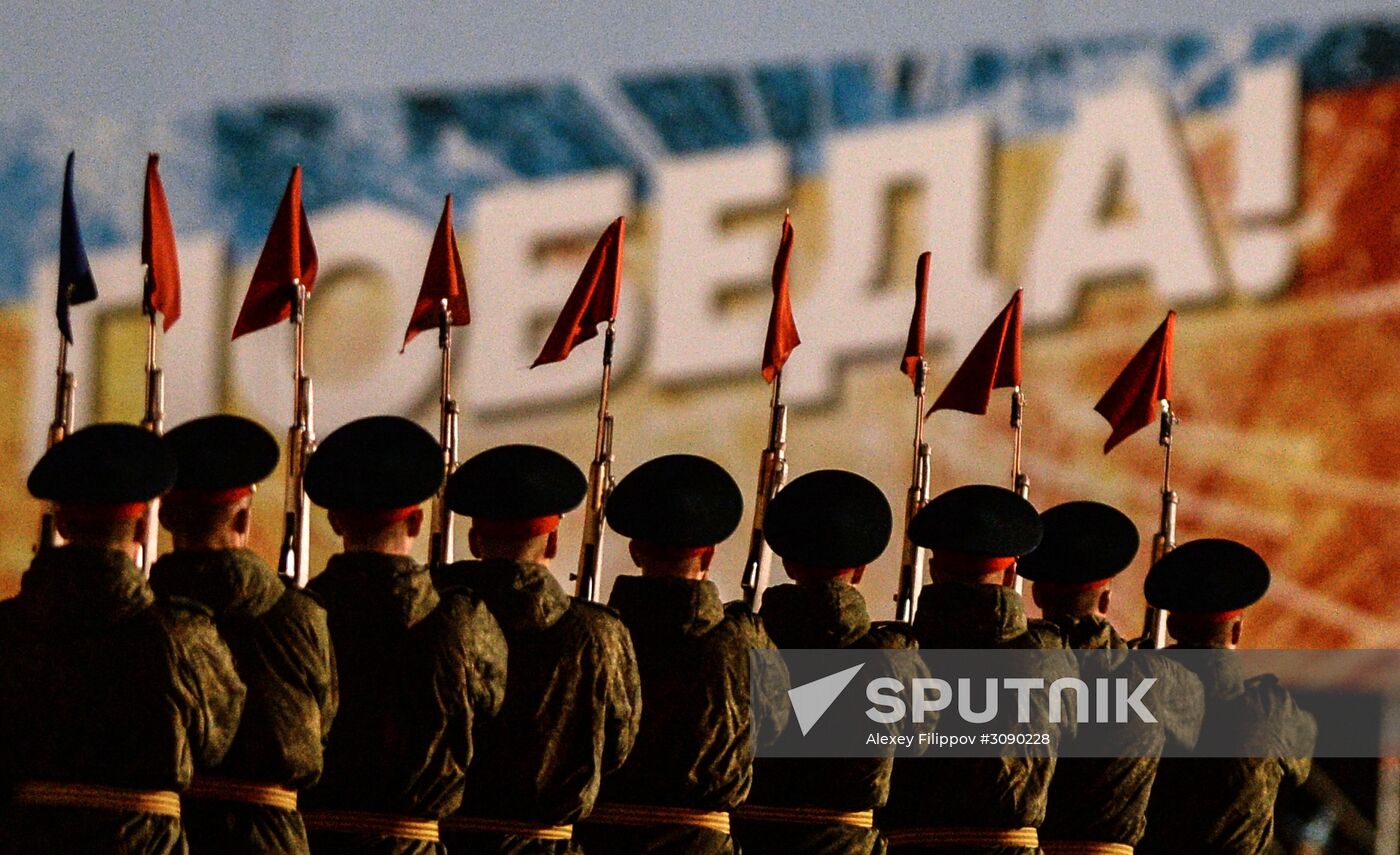 Victory Day parade rehearsal