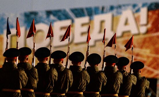 Victory Day parade rehearsal