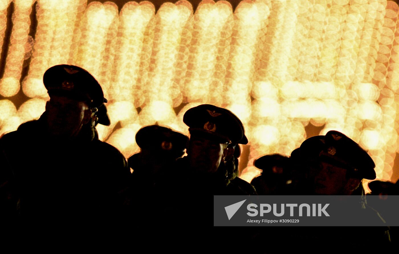 Victory Day parade rehearsal