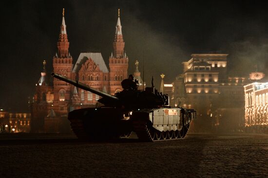 Victory Day parade rehearsal