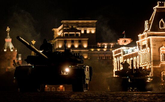Victory Day parade rehearsal