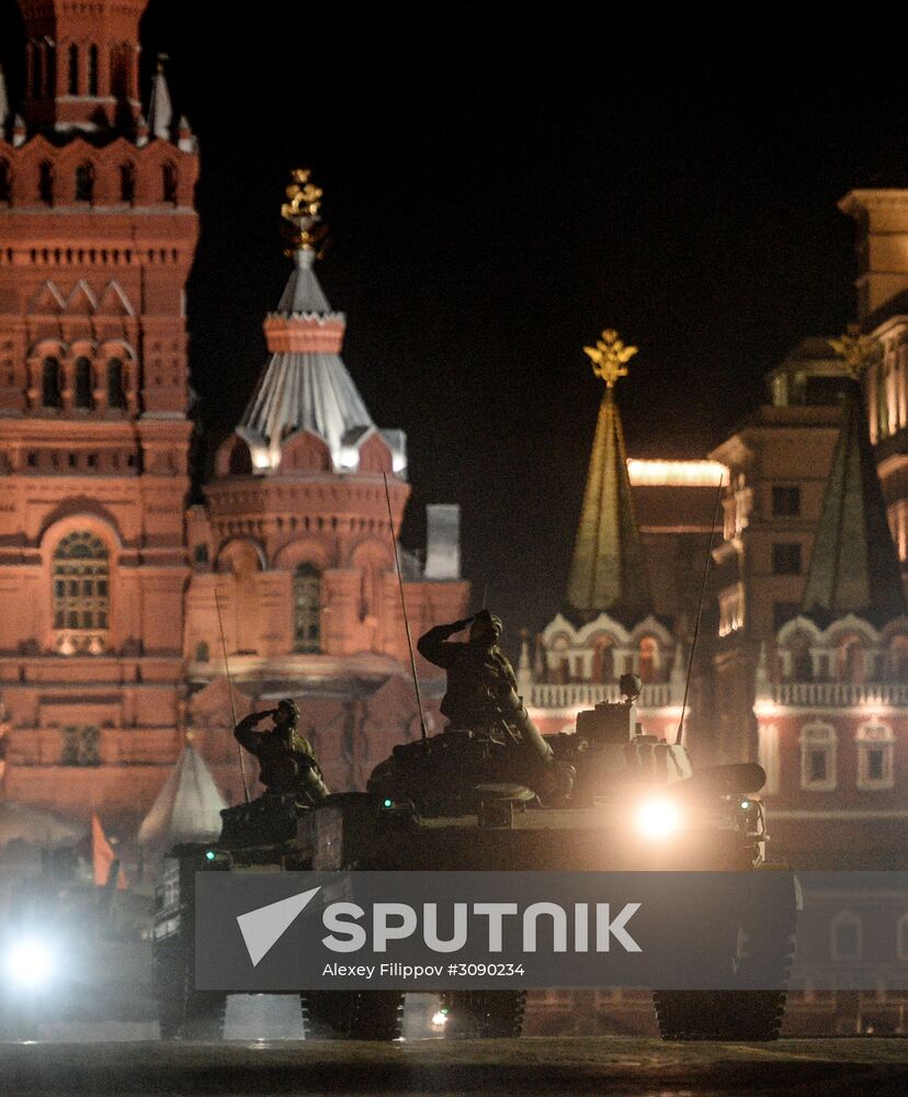 Victory Day parade rehearsal