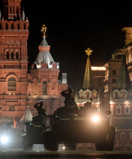 Victory Day parade rehearsal