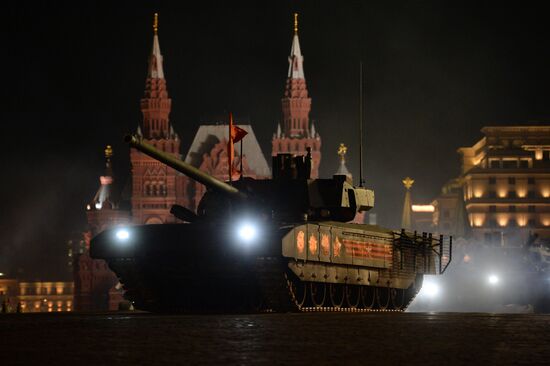 Victory Day parade rehearsal