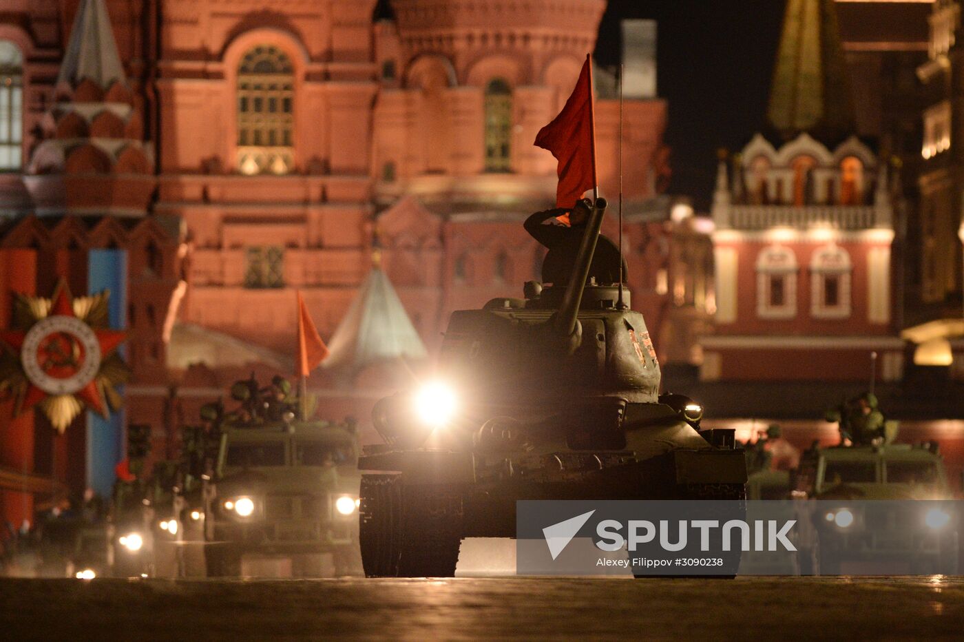 Victory Day parade rehearsal