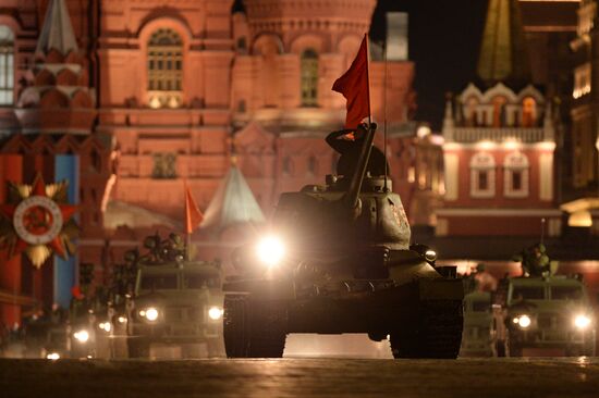 Victory Day parade rehearsal