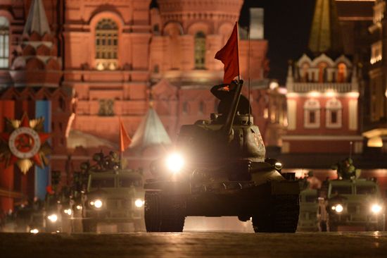 Victory Day parade rehearsal