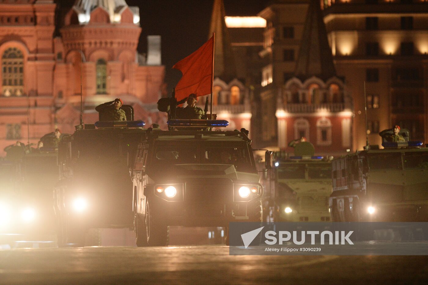 Victory Day parade rehearsal