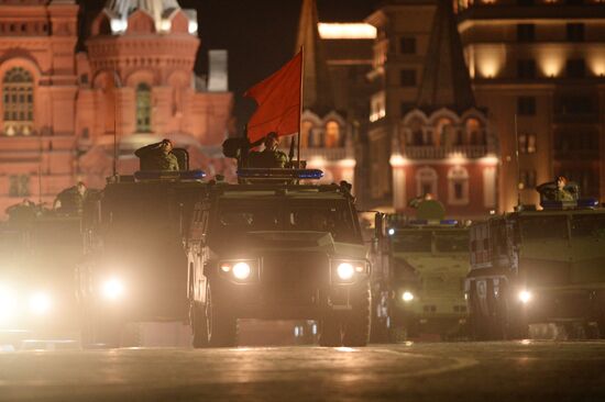 Victory Day parade rehearsal