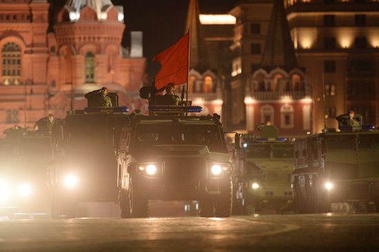 Victory Day parade rehearsal