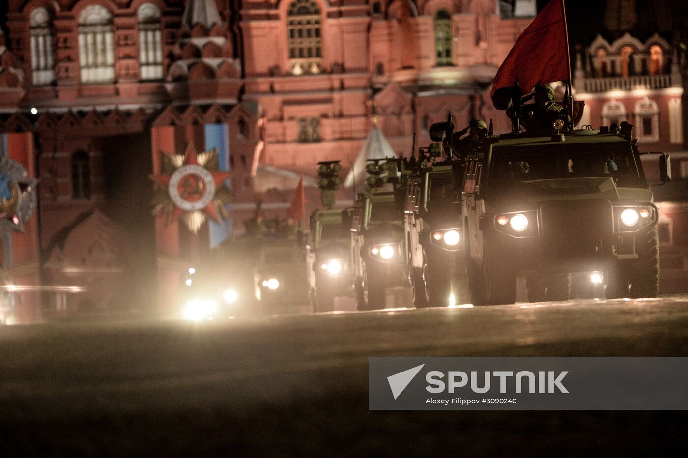 Victory Day parade rehearsal