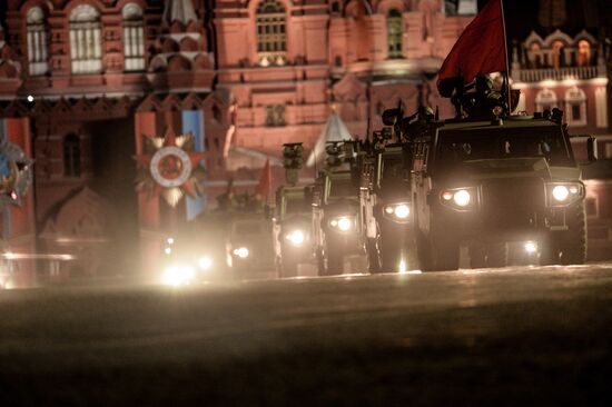 Victory Day parade rehearsal