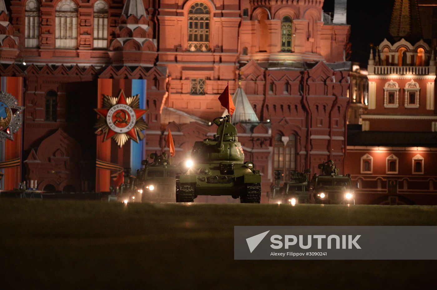 Victory Day parade rehearsal