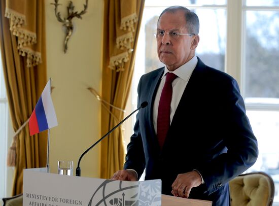 Russian Foreign Minister Sergei Lavrov visits Helsinki