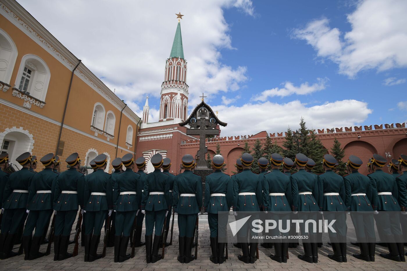 Cross unveiled at the Kremlin in honor of Grand Prince Sergei Aleksandrovich