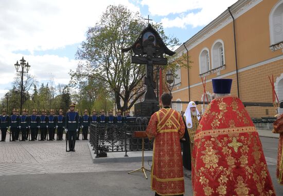 Cross unveiled at the Kremlin in honor of Grand Prince Sergei Aleksandrovich