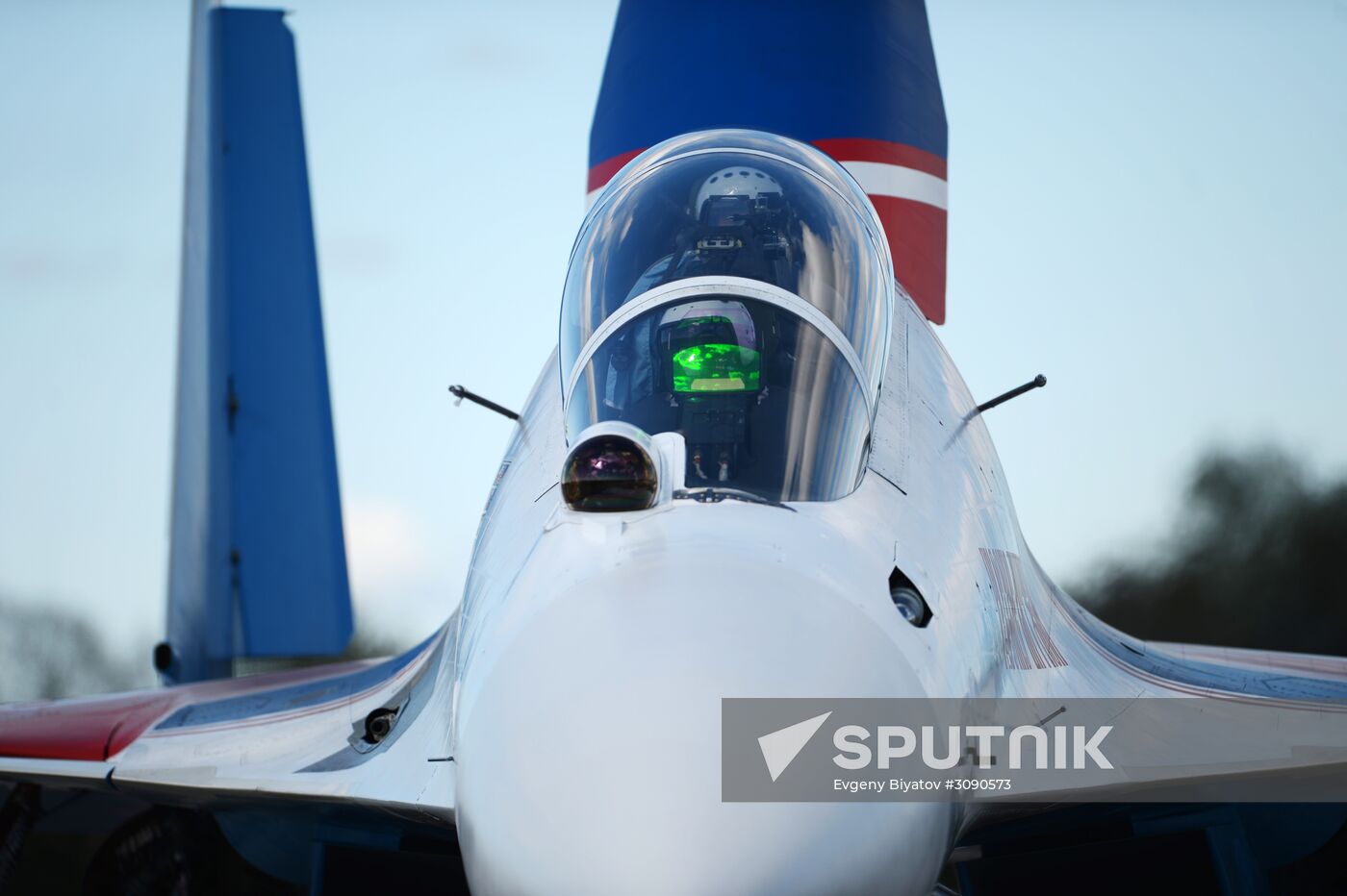 Rehearsal of Victory Day parade's airshow