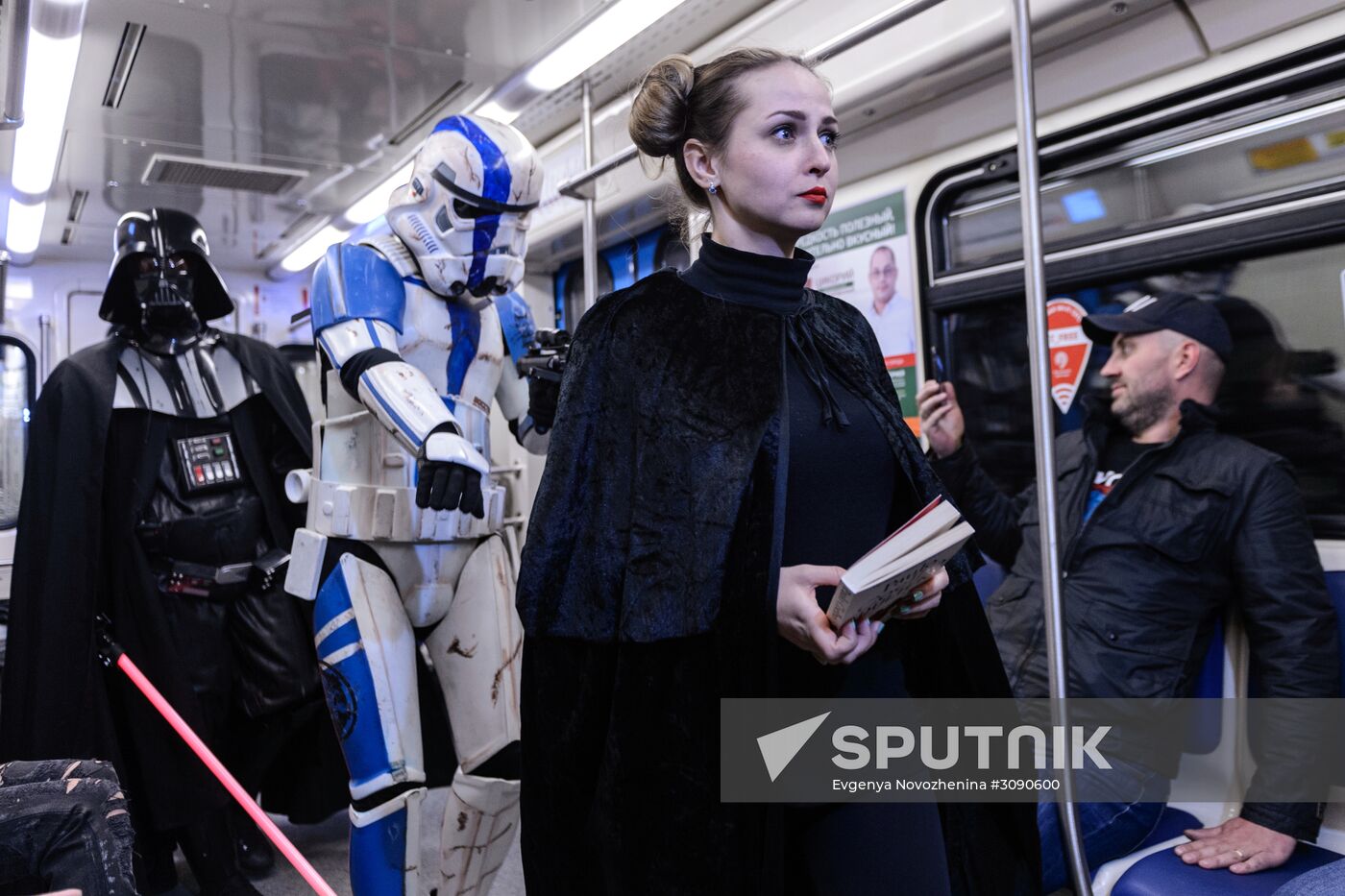 Star Wars day in Moscow metro