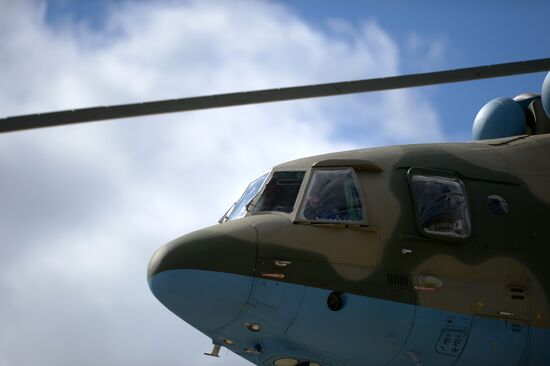 Rehearsal of Victory Day parade's airshow