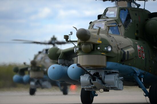Rehearsal of Victory Day parade's airshow