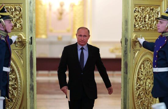 President Vladimir Putin holds meeting of State Council and Commission for Monitoring Socioeconomic Development