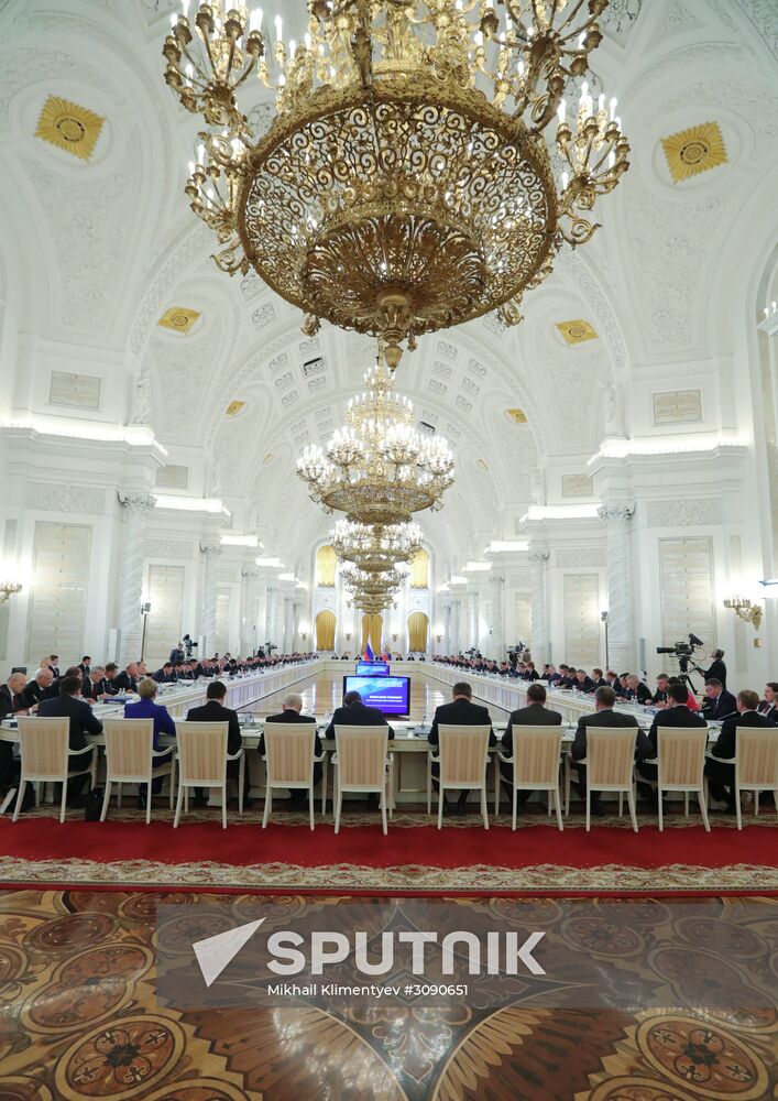 President Putin chairs joint meeting of State Council and Commission on Monitoring Targeted Socioeconomic Development Indicators