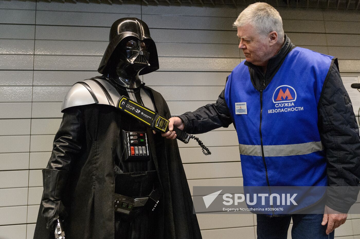 Star Wars day in Moscow metro