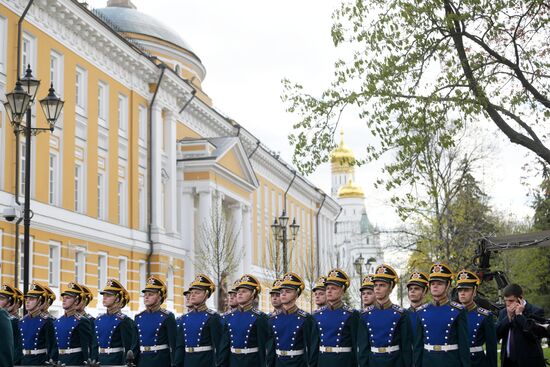 Cross unveiled at the Kremlin in honor of Grand Prince Sergei Aleksandrovich