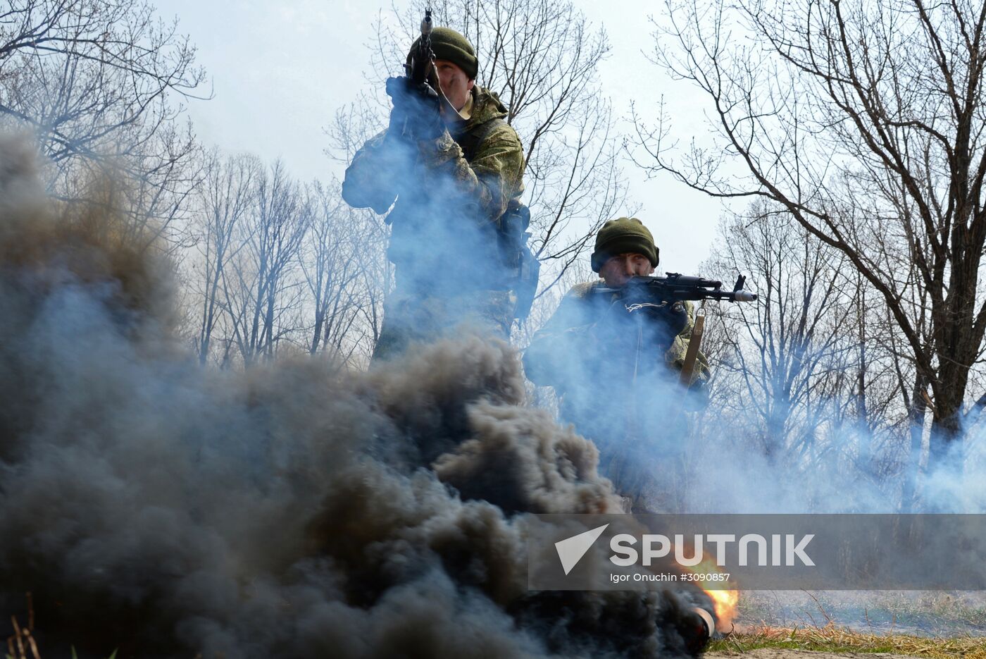 Training of Eastern MD motorized rifle formation in Khabarovsk