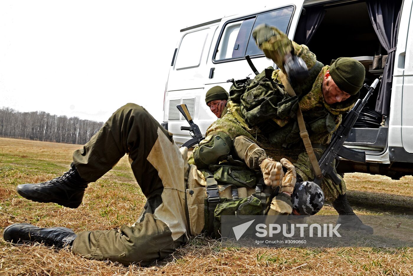 Training of Eastern MD motorized rifle formation in Khabarovsk