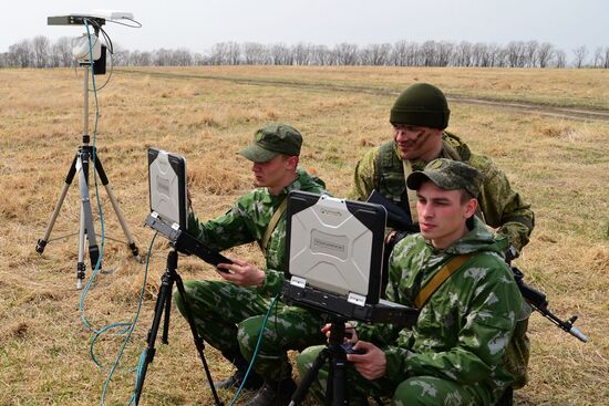Training of Eastern MD motorized rifle formation in Khabarovsk