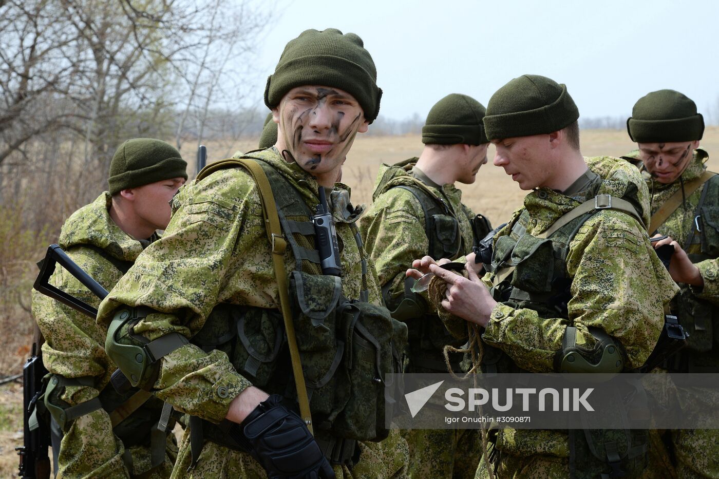 Training of Eastern MD motorized rifle formation in Khabarovsk