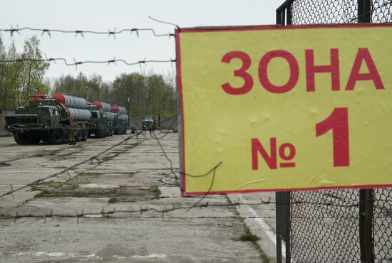 Military equipment is readied for Victory Day Parade in Kaliningrad