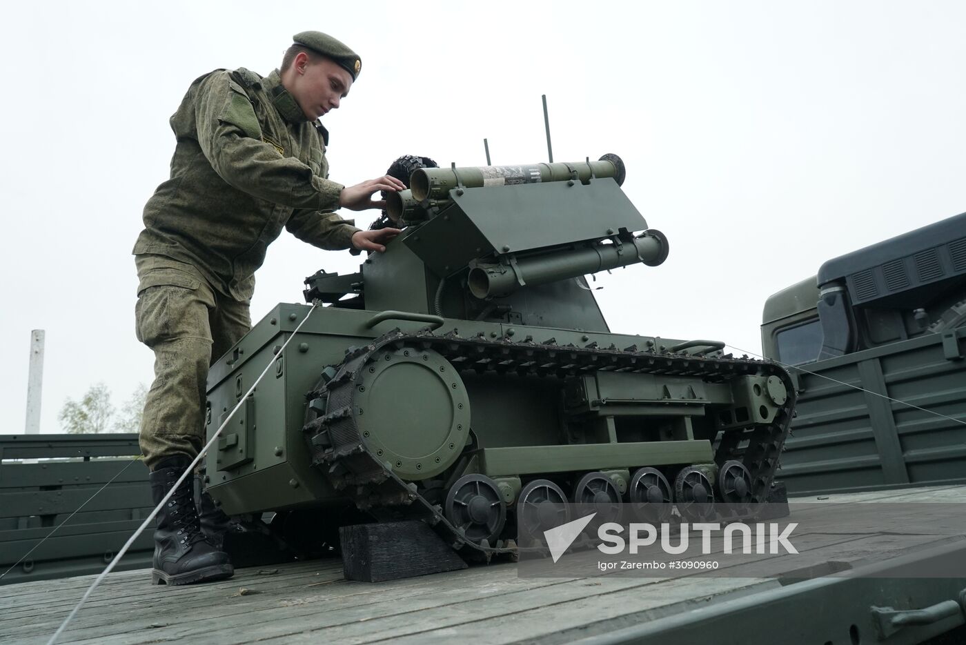 Military equipment is readied for Victory Day Parade in Kaliningrad