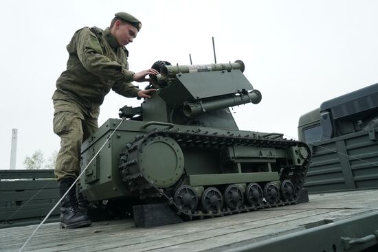 Military equipment is readied for Victory Day Parade in Kaliningrad