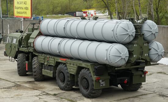 Military equipment is readied for Victory Day Parade in Kaliningrad